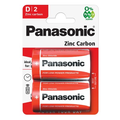 Panasonic Baterie R20 (2szt)