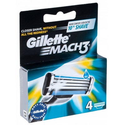 Gillette wkłady Mach3 x 4szt 