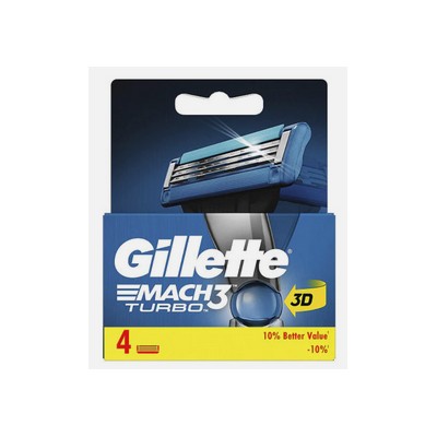 Gillette wkłady Mach3 TURBO...