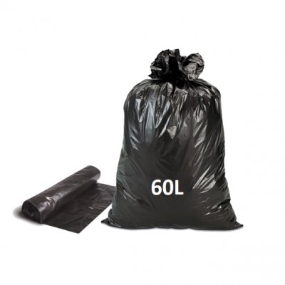 Worki na śmieci Czarne 60L...