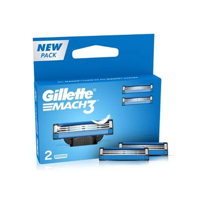 Gillette wkłady Mach3 (2szt)